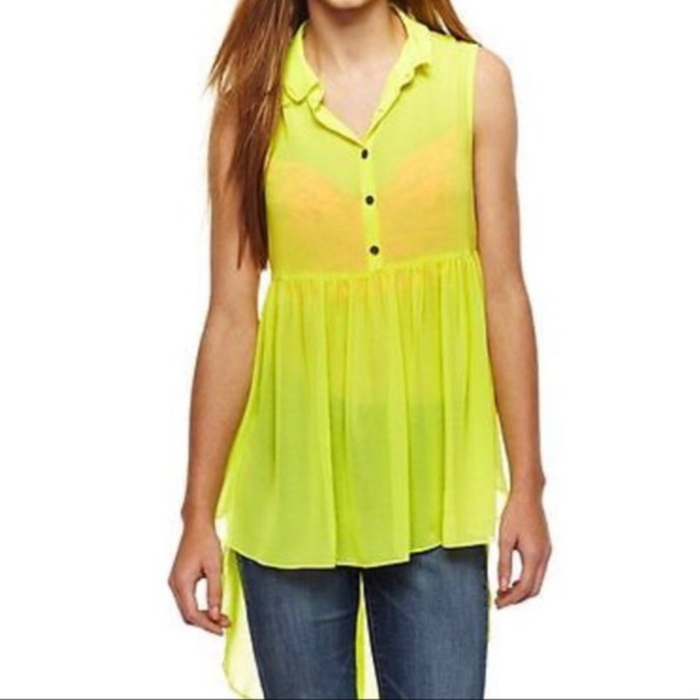 L'Amour by Nanette Lepore High Low Top - Picture 1 of 7